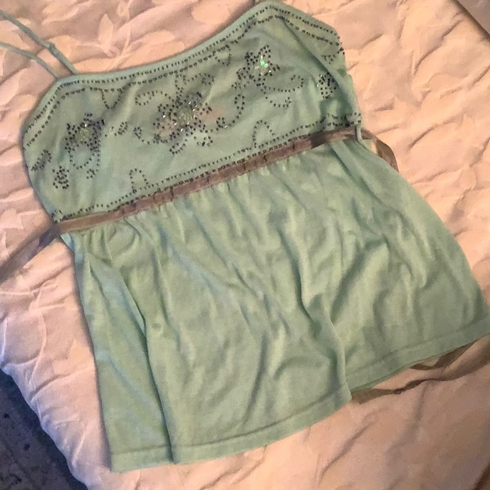 Sweet sequins and beads  cami
